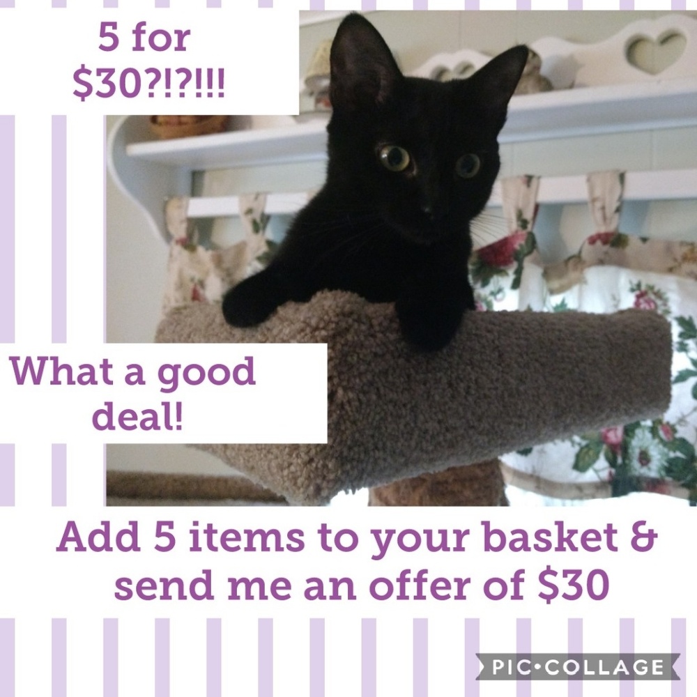 Great deals at 5 for $30